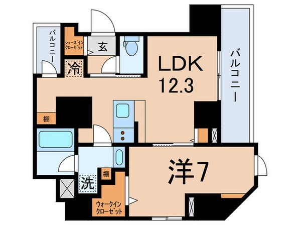 WHARF文京茗荷谷の物件間取画像